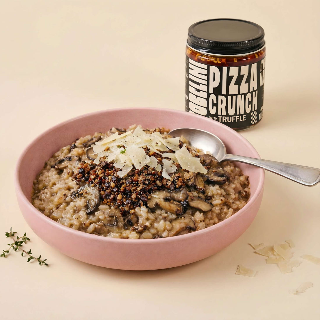 Wild Mushroom & Truffle Crunch Risotto
